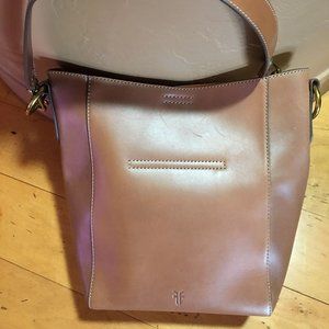NWT Frye Harness Bucket Handbag in Rust